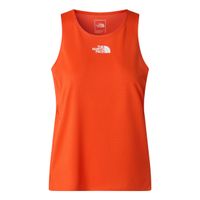 the north face lightbright graphic camiseta de running mujeres - rojo