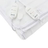 casapro manta electrica - interruptor con 3 niveles 0-1-2 - 60w  230v 50hz - 160 x 140 cm - blanco
