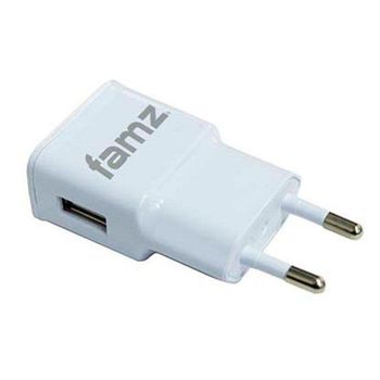 Cargador Genérico USB Universal 1000 mAh Blanco