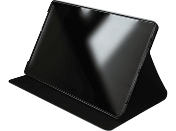 REACONDICIONADO Seminuevo Muy bueno Funda tablet - Silver HT Samsung Galaxy Tab A9 2023, 8.7”, Poliuretano y microfibra, Negro