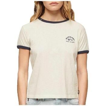 Superdry Camiseta T-shirt Athletic Essentials Beach Graphic Ringer para mujer