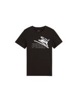 camiseta puma essentials ab summer negro infantil