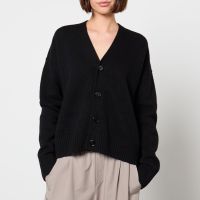 ami cropped wool and cashmere-blend cardigan - xxs