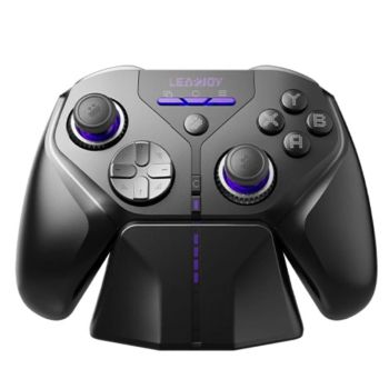 LeadJoyPlus XENO PLUS Controlador inalámbrico de modo dual con joystick de efecto Hall TMR, disparador lineal de efecto