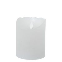 set 4 velas blanco