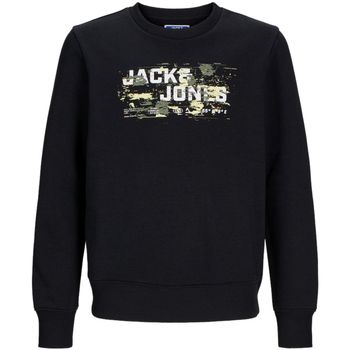 Jack & Jones Jersey 12263379 JCOOUTDOOR LOGO SWEAT CREW NECK JNR BLACK para niño
