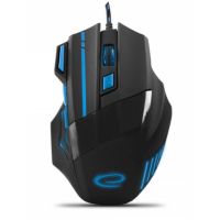 raton esperanza egm201b gaming usb 2400 dpi negro azul iluminado 7 botones