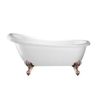 banera con patas richmond  155 cm patas aguila cobre envejecido