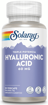 Solaray Hyaluronic Acid 60 mg 30 Cápsulas Vegetales