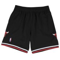 short chicago bulls nba retro swingman negro 1997-98