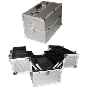 Maletín De Maquillaje Profesional Aluminio