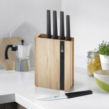 Bloque cortante de 5 piezas  madera