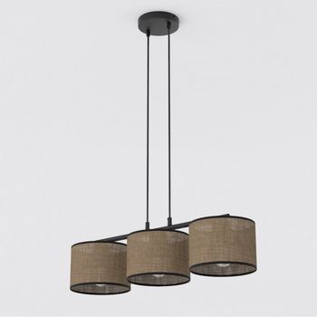 Lámpara colgante nar marrón (3 luces)