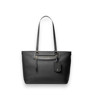 Michael Kors para mujer. 30S6GTVT2L Bolso tote Jet Set Travel mediano de piel granulada negro (OSFA), Casual