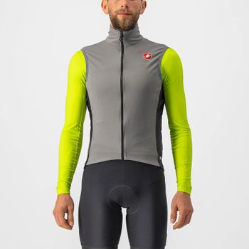 Castelli Perfetto Ros 2 Vest - S - Nickel Gray