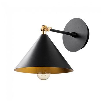 Aplique de pared harvey 19 negro