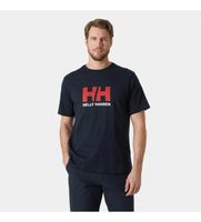 helly hansen para hombre 54596 camiseta logo 30 marino s casual algodon manga corta