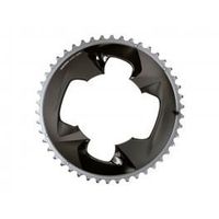 sram plato road force axs 2x12 46t 107 bcd polar grey with cover plate