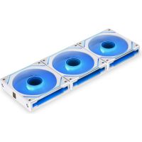 lian-li uni sl 120 infinity argb pwm pack 3 ventiladores suplementarios 120mm blanco