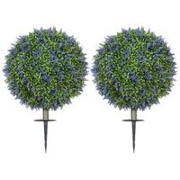 conjunto de 2 lavandas artificiales de 60 cm con proteccion uv planta artificial como la real con estacas para el suelo para dormitorio salon oficina jardin decoracion moderna