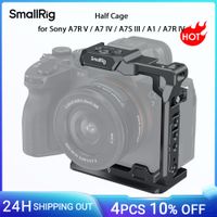 media jaula de camara smallrig para sony alpha 7r valpha 7 ivalpha 7s iiialpha 1alpha 7r iv con zapatas frias -3639