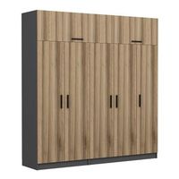 armario kale-5292 dore 225x255x52 cm