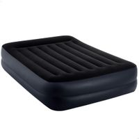 colchon hinchable doble intex dura-beam plus pillow rest raised 152x203x42 cm gris