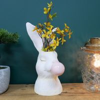 bubble gum bunny vase
