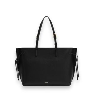 Furla para mujer. WB02059-BX4329 Bolso de piel Tote Ava grande negro (OSFA), Casual