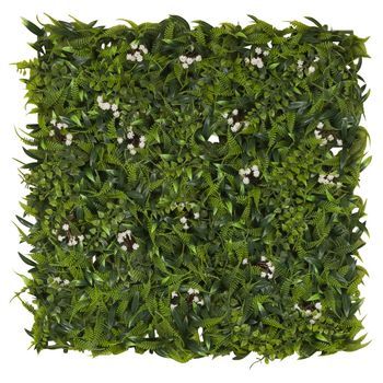 Estera/pared Vegetal More Green I 50 X 50 Plástico Verde Hjh Office