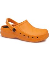 de calzamedi zueco de trabajo anatomico unisex naranja