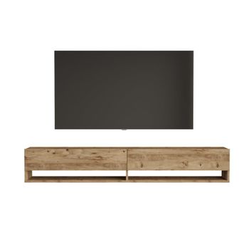 Mueble elegante tv futura  fr9-a 180 cm pino