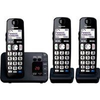 kx-tge723eb cordless phone - triple handsets