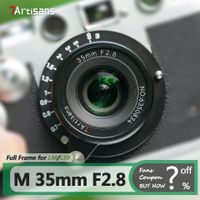 lente de camara 7artisans m 35mm f28 de fotograma completo estandar para fotografia de personas con montura leica lm l39