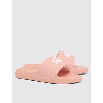 Lacoste Sandalias CHANCLA SERVE SLIDE 1.0 ROSA para mujer