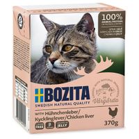 bozita chunks in jelly 6 x 370g - chicken liver