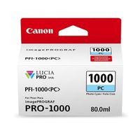canon pfi-1000pc cartucho de tinta foto cian original