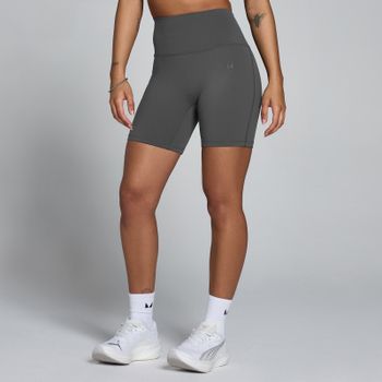 Short de cintura alta Tempo para mujer de MP - Gris oscuro - S