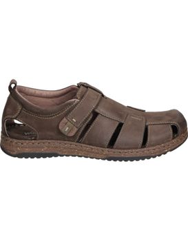 Sandalias De Piel Para Hombre Walk & Fly 963-40760 Marrón 44