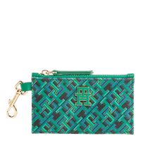 tommy hilfiger monedero verde aw0aw16166-l4b