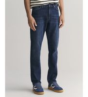 gant para hombre 1000260 jeans slim fit azul 2934 casual algodon denim sostenible