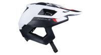 casco kenny rafale blanco rojo
