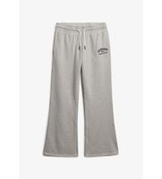 superdry para mujer w7011277a pantalon athletic emb flare jogger gris m casual algodon