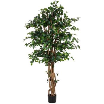 Planta banyan decorativa artificial en maceta 40x30x180h cm