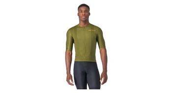 Maillot de manga corta castelli unlimited entrata 3 verde para hombre