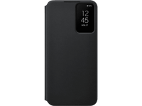 reacondicionado seminuevo muy bueno funda movil - samsung clear view cover tapa de libro para galaxy s22 negro