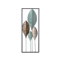 decoracion de pared hoja de metal multicolor arte estilo moderno platinum