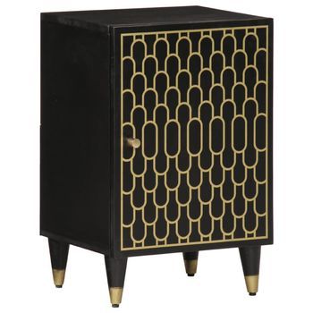 Mueble De Baño Madera Maciza De Mango 38x33x58 Cm Vidaxl