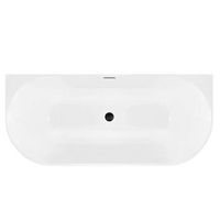 banera mural rea capri slim 150 tapa oro cepillado white 150 x 745 x 58 cm