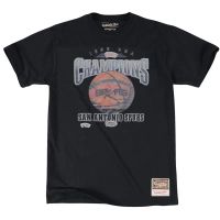 camiseta mitchell and ness san antonio spurs champions print tee